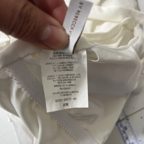 Becca By Rebecca Virtue White One-Piece Bathing Suit Women's Size M - Picture 8 of 9